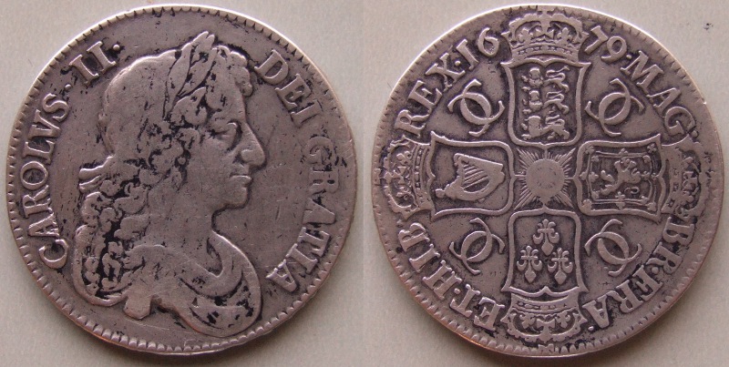 Charles II 1679 crown Charles II 1679 crown